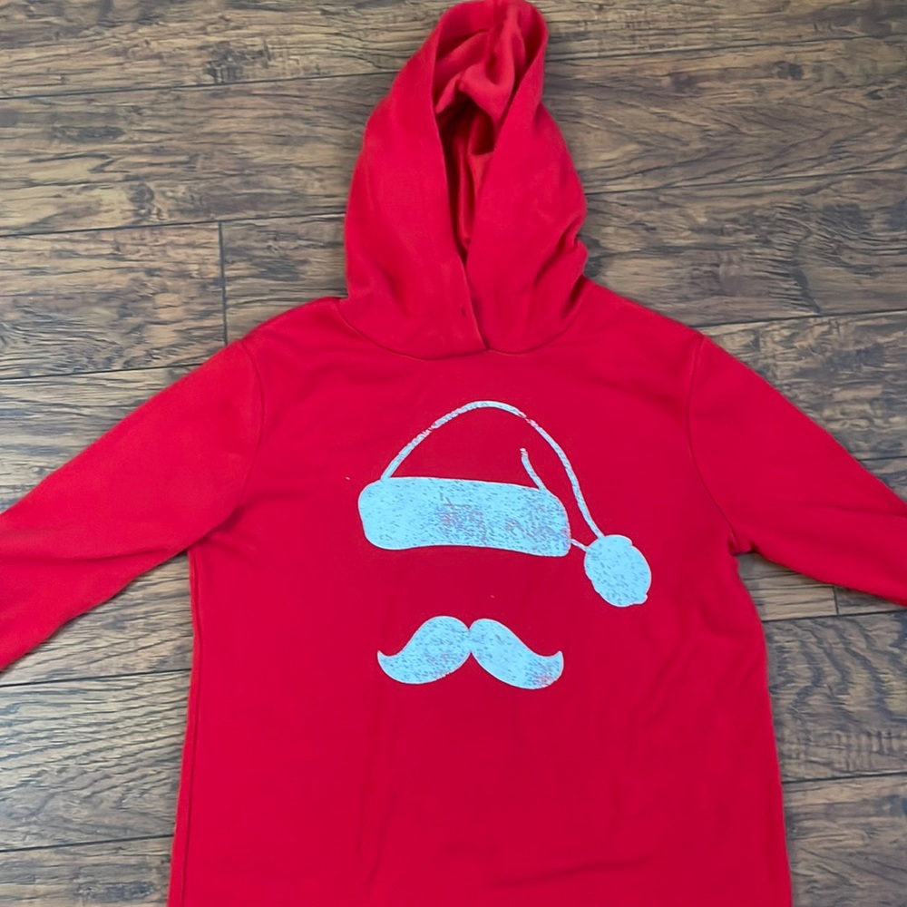 Santa cropped hoodie